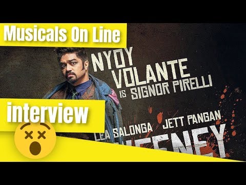 Nyoy Volante interview - Sweeney Todd Manila - Sweeney Todd Manila 2019