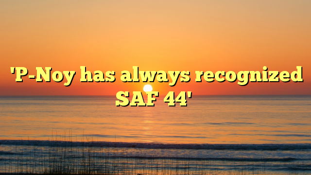 'P-Noy has always recognized SAF 44'