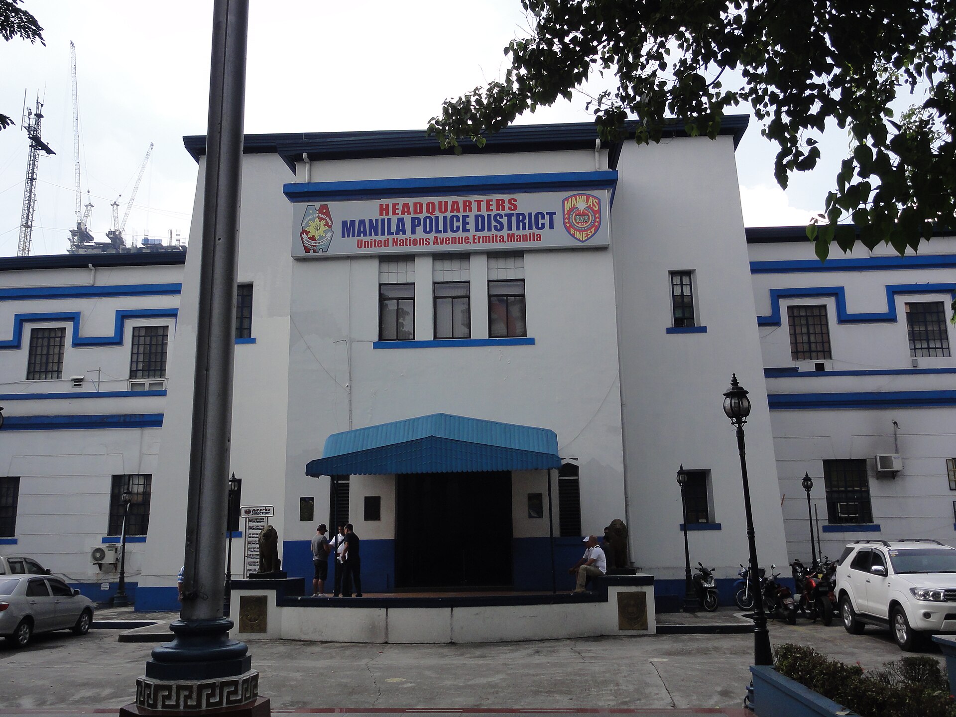 Manila Police District headquarters along UN Avenue