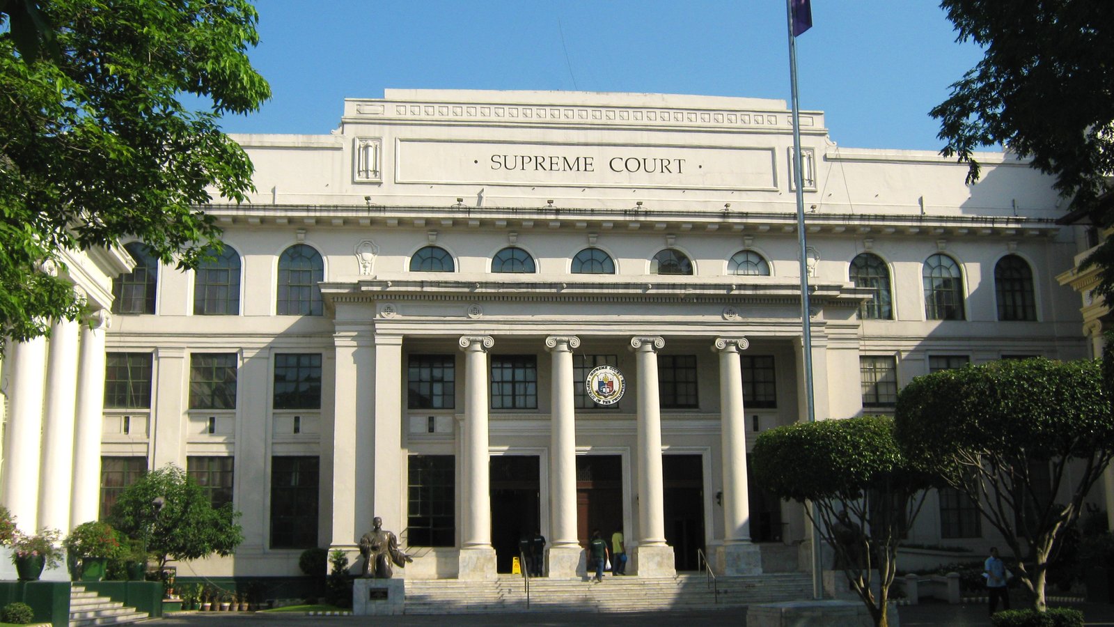Facade of the Supreme Court of the Philippines building in Manila